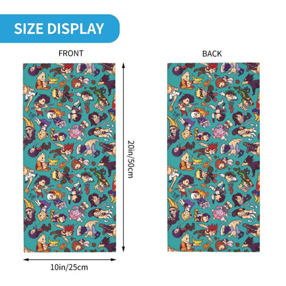 Bakugou Katsuki Logo X Bandana Winter Neck Warmer Windproof Wrap Face Scarf for Ski Boku No My Hero Academia Gaiter Headband