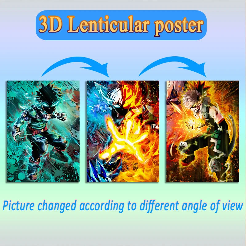Izoku/Todoroki/Katsuki 3D Motion Posters