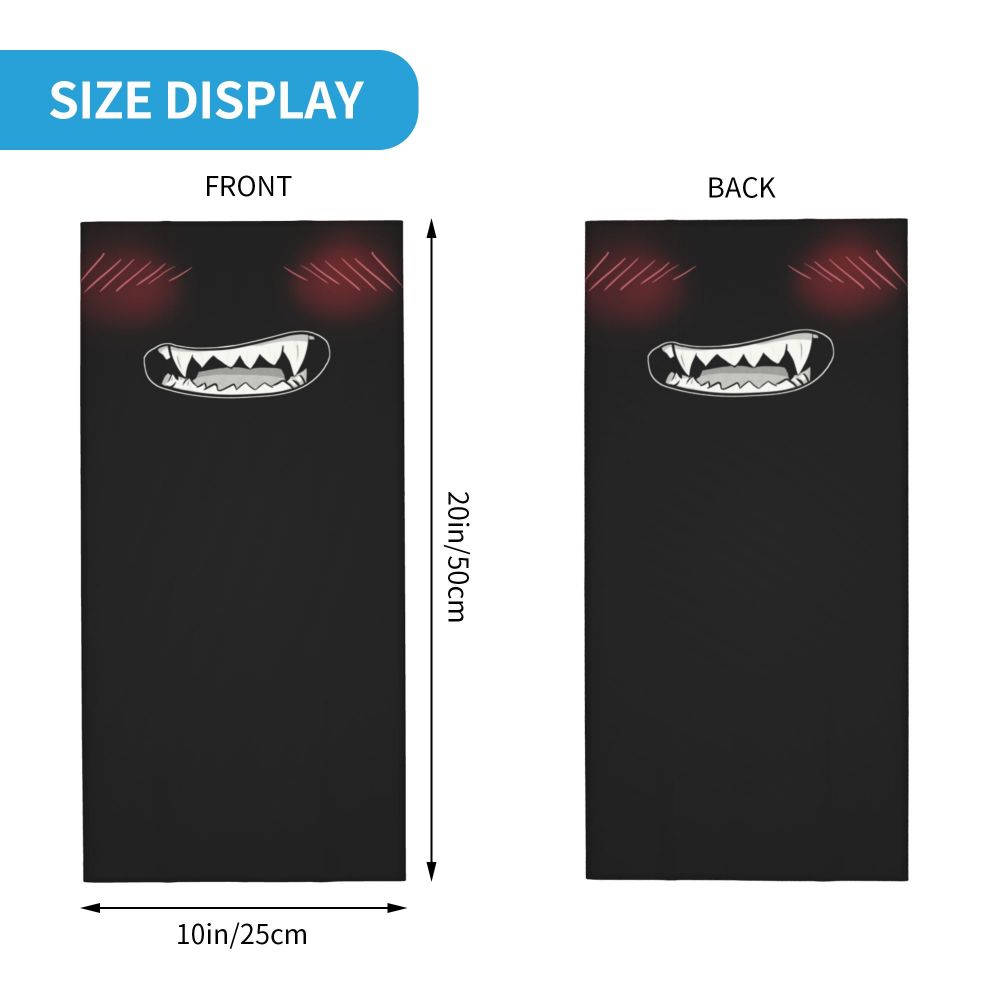 Bakugou Katsuki Logo X Bandana Winter Neck Warmer Windproof Wrap Face Scarf for Ski Boku No My Hero Academia Gaiter Headband