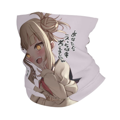 Bakugou Katsuki Logo X Bandana Winter Neck Warmer Windproof Wrap Face Scarf for Ski Boku No My Hero Academia Gaiter Headband