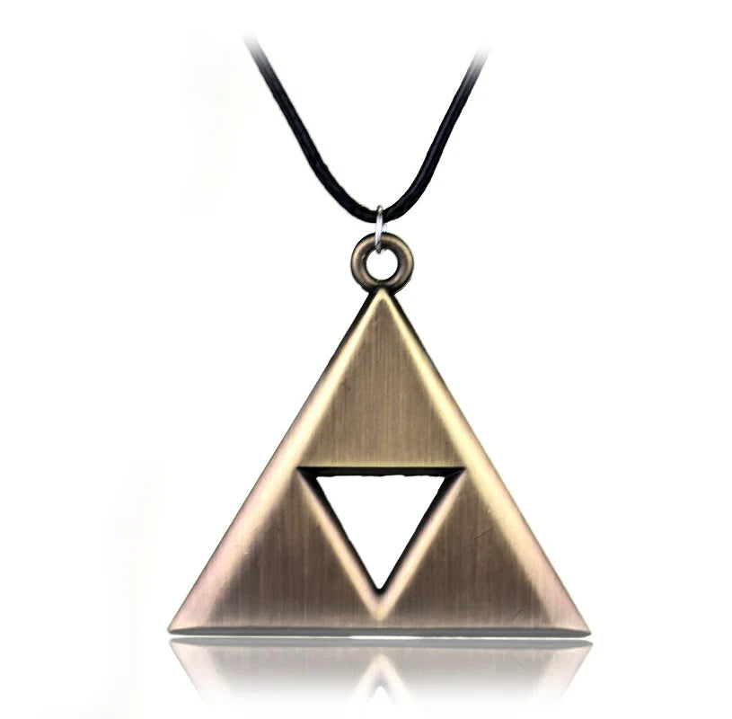 Triangular Amulet Triforce Triangle Amulet Necklace – Animeancy