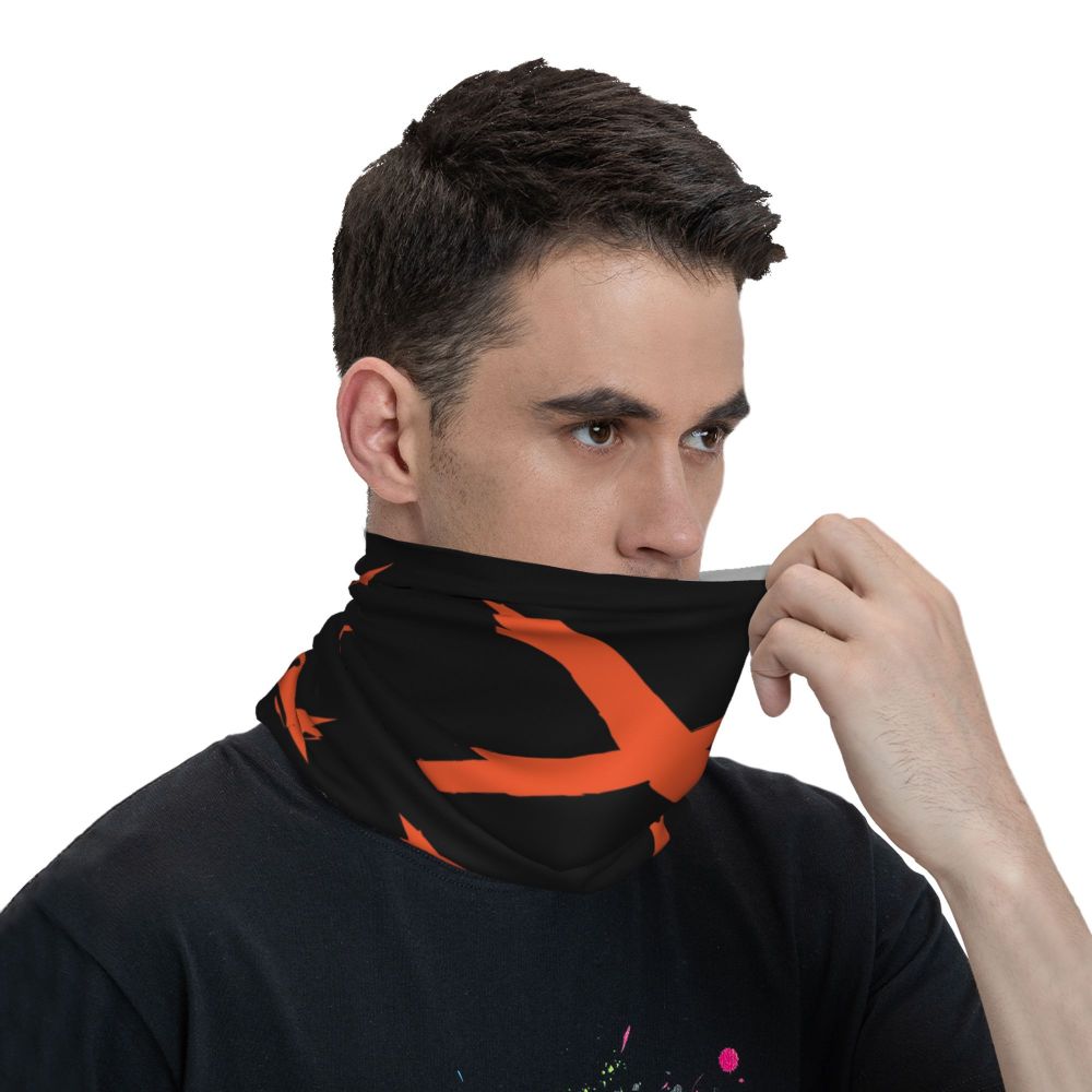 Bakugou Katsuki Logo X Bandana Winter Neck Warmer Windproof Wrap Face Scarf for Ski Boku No My Hero Academia Gaiter Headband