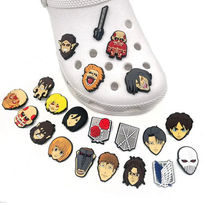 Attack On Titan Croc Charms