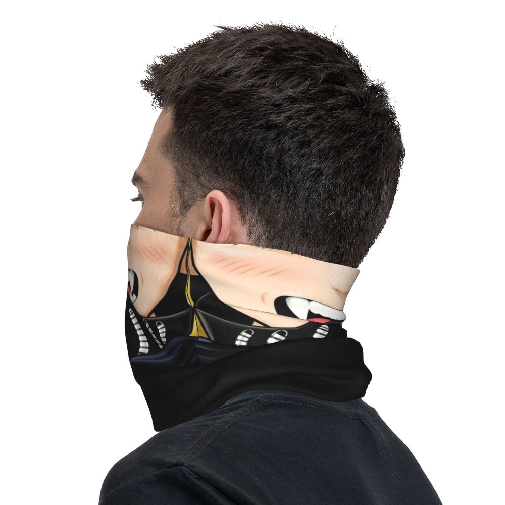 Bakugou Katsuki Logo X Bandana Winter Neck Warmer Windproof Wrap Face Scarf for Ski Boku No My Hero Academia Gaiter Headband