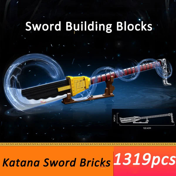 Zoro & Whitebeard Katanas - Building Block Set