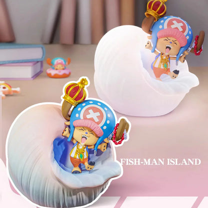 One Piece Night Light TonyTony Chooper Anime Figure Lamp Soft Light Bedroom Bedside LED Light Room Ornament Children Toys Gift
