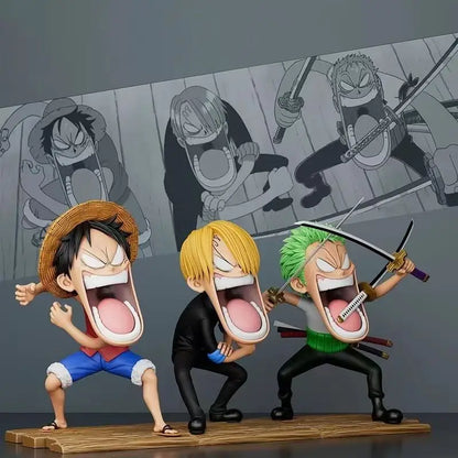 Luffy, Zoro & Sanji – Trio Action Figure Set