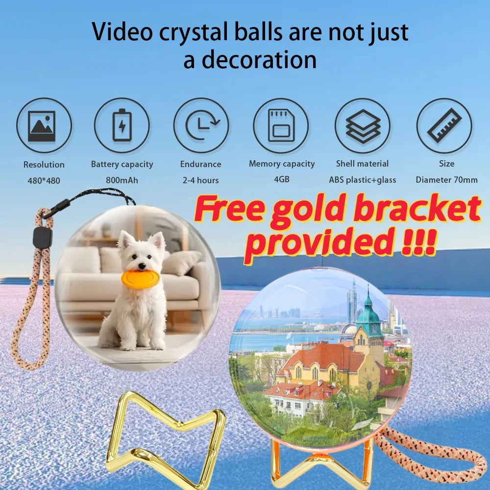 Sharingan Ball - Customizable Video Glass Ball