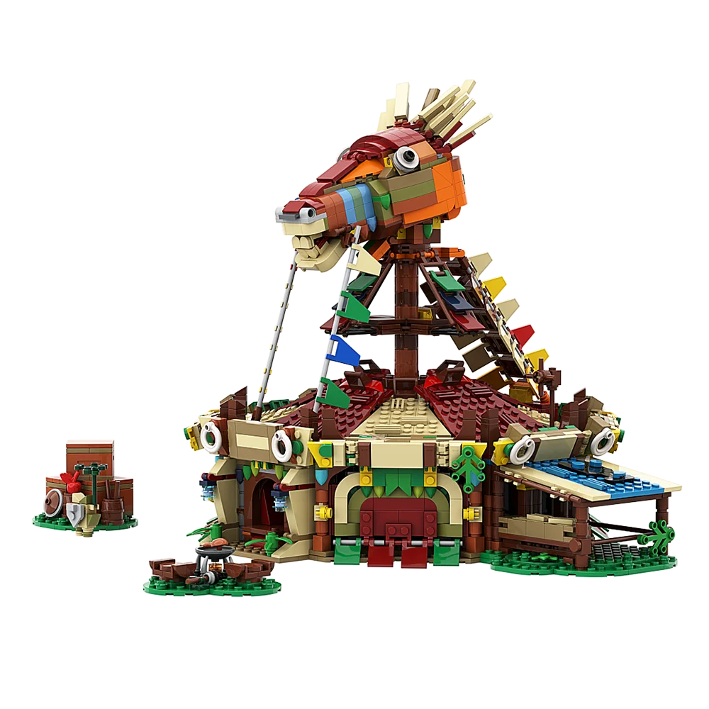 Zelda Horse Stable Building Block Set