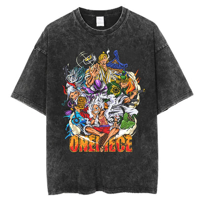 One Piece Washed T-shirt