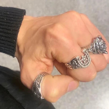 Jojo's Bizarre Adventure Metal Rings