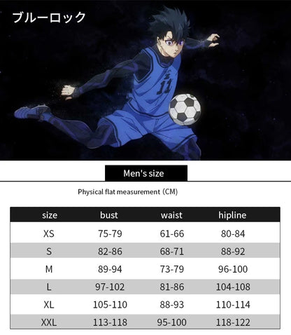 Blue lock football club sportswear
