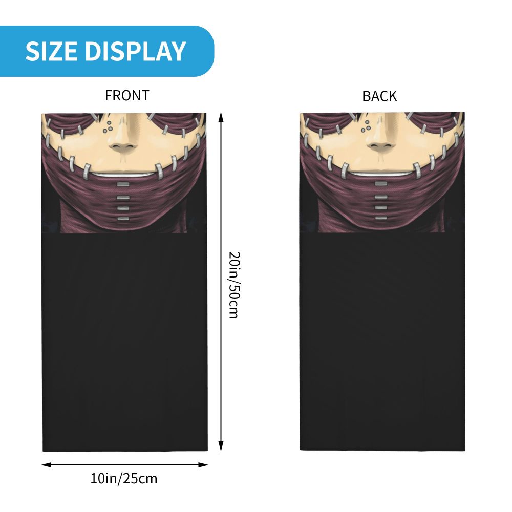 Bakugou Katsuki Logo X Bandana Winter Neck Warmer Windproof Wrap Face Scarf for Ski Boku No My Hero Academia Gaiter Headband