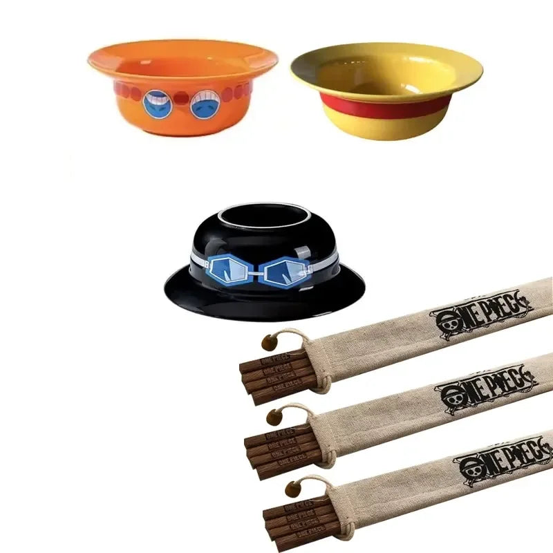 Luffy - Sabo - Ace Ceramic Bowls