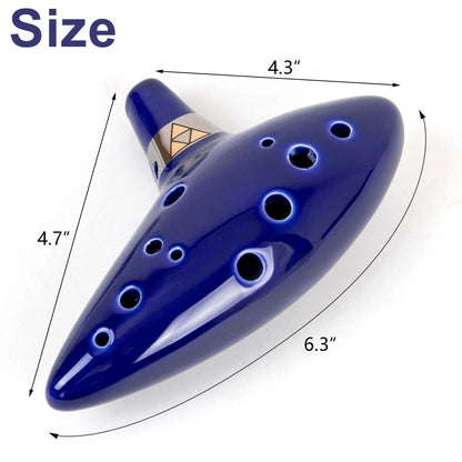 12-Hole Ceramic Ocarin