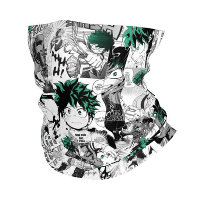 Bakugou Katsuki Logo X Bandana Winter Neck Warmer Windproof Wrap Face Scarf for Ski Boku No My Hero Academia Gaiter Headband