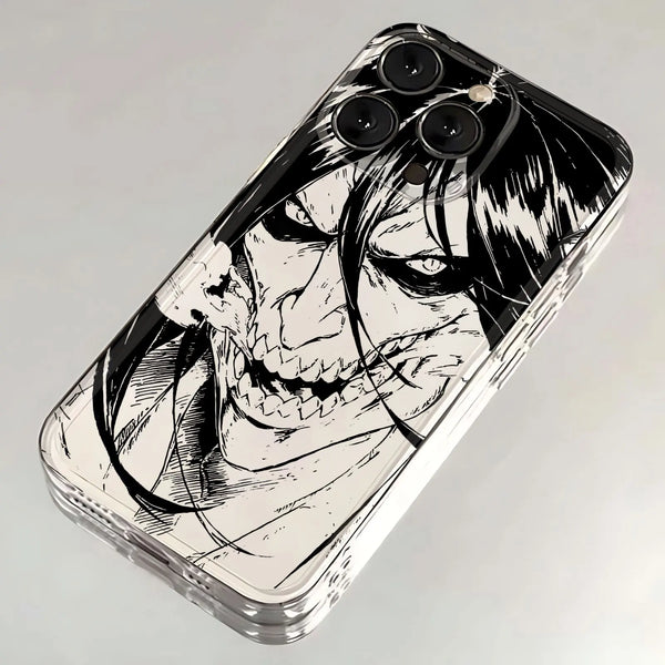 Anime Attack On Titan Hot Phone Case For Xiaomi Redmi Note 13 12 12C 11 10 10C 13C 10s 9 9A 9T 9CPro Max 4G 5G Transparent Cover