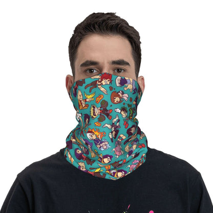 Bakugou Katsuki Logo X Bandana Winter Neck Warmer Windproof Wrap Face Scarf for Ski Boku No My Hero Academia Gaiter Headband