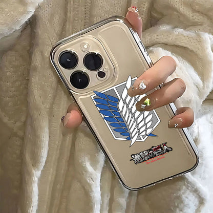 Anime Attack On Titan Hot Phone Case For Xiaomi Redmi Note 13 12 12C 11 10 10C 13C 10s 9 9A 9T 9CPro Max 4G 5G Transparent Cover