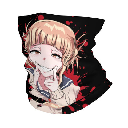 Bakugou Katsuki Logo X Bandana Winter Neck Warmer Windproof Wrap Face Scarf for Ski Boku No My Hero Academia Gaiter Headband