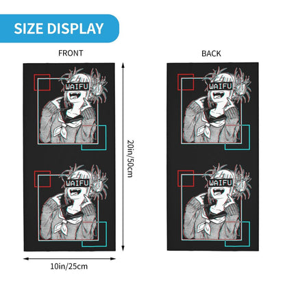 Bakugou Katsuki Logo X Bandana Winter Neck Warmer Windproof Wrap Face Scarf for Ski Boku No My Hero Academia Gaiter Headband