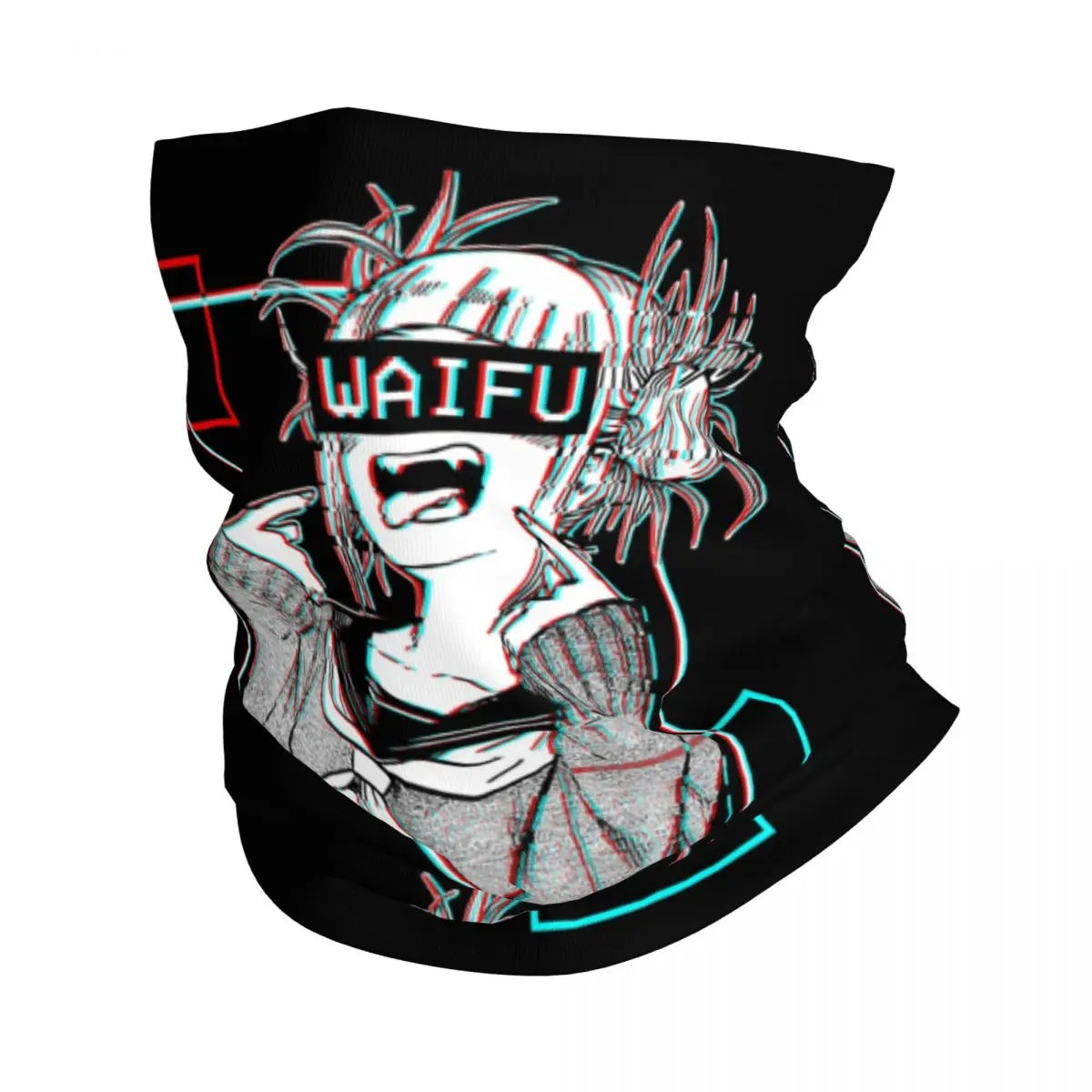 Bakugou Katsuki Logo X Bandana Winter Neck Warmer Windproof Wrap Face Scarf for Ski Boku No My Hero Academia Gaiter Headband