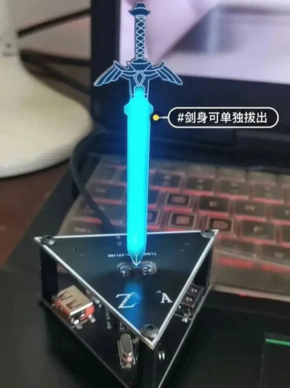Legends Zeldas Figures Master Sword Night Light LED Lamp Creative 3D Game Prop Model Toy Anime fans Birthday Gift Christmas Gift