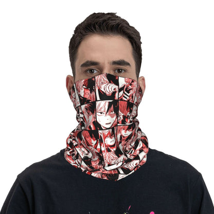 Bakugou Katsuki Logo X Bandana Winter Neck Warmer Windproof Wrap Face Scarf for Ski Boku No My Hero Academia Gaiter Headband