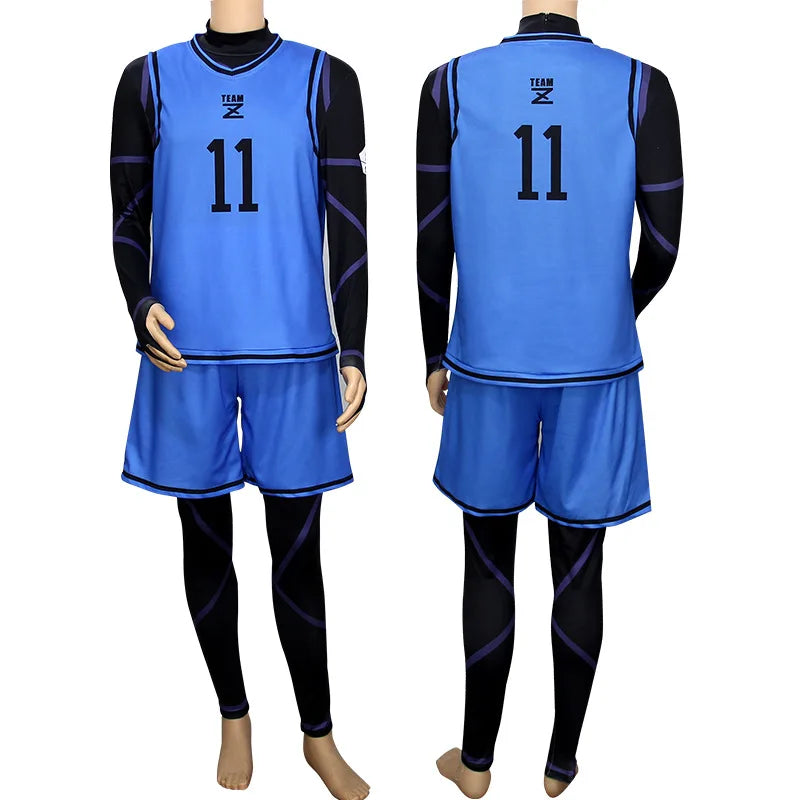 Blue lock football club sportswear