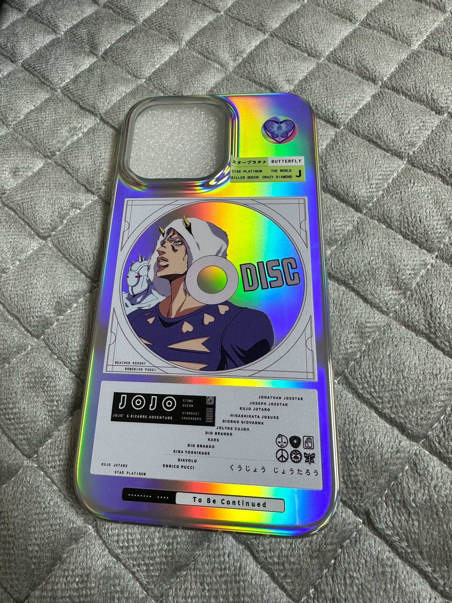JJBA Holographic iPhone & Android Cases