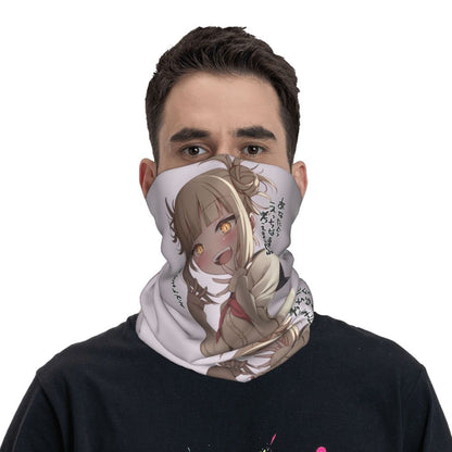 Bakugou Katsuki Logo X Bandana Winter Neck Warmer Windproof Wrap Face Scarf for Ski Boku No My Hero Academia Gaiter Headband