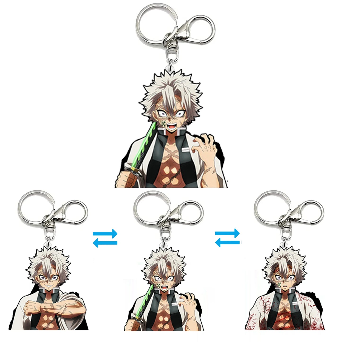 Demon Slayer 3D Motion KeyChains