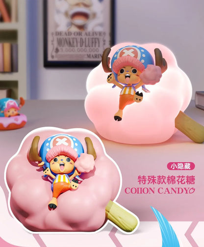 One Piece Night Light TonyTony Chooper Anime Figure Lamp Soft Light Bedroom Bedside LED Light Room Ornament Children Toys Gift