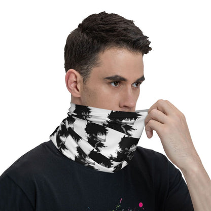 Bakugou Katsuki Logo X Bandana Winter Neck Warmer Windproof Wrap Face Scarf for Ski Boku No My Hero Academia Gaiter Headband