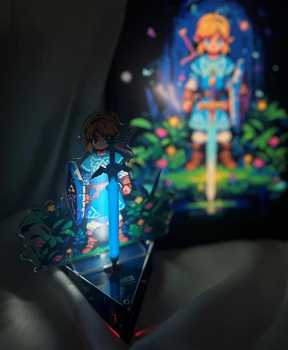 Legends Zeldas Figures Master Sword Night Light LED Lamp Creative 3D Game Prop Model Toy Anime fans Birthday Gift Christmas Gift