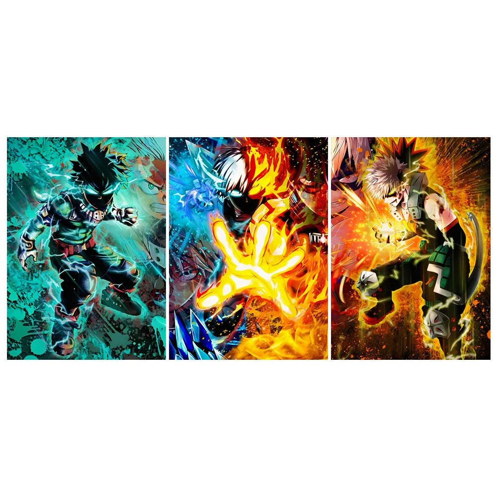 Izoku/Todoroki/Katsuki 3D Motion Posters