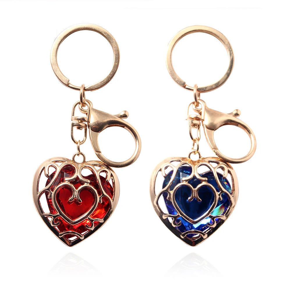 Crimson Heart Keychain