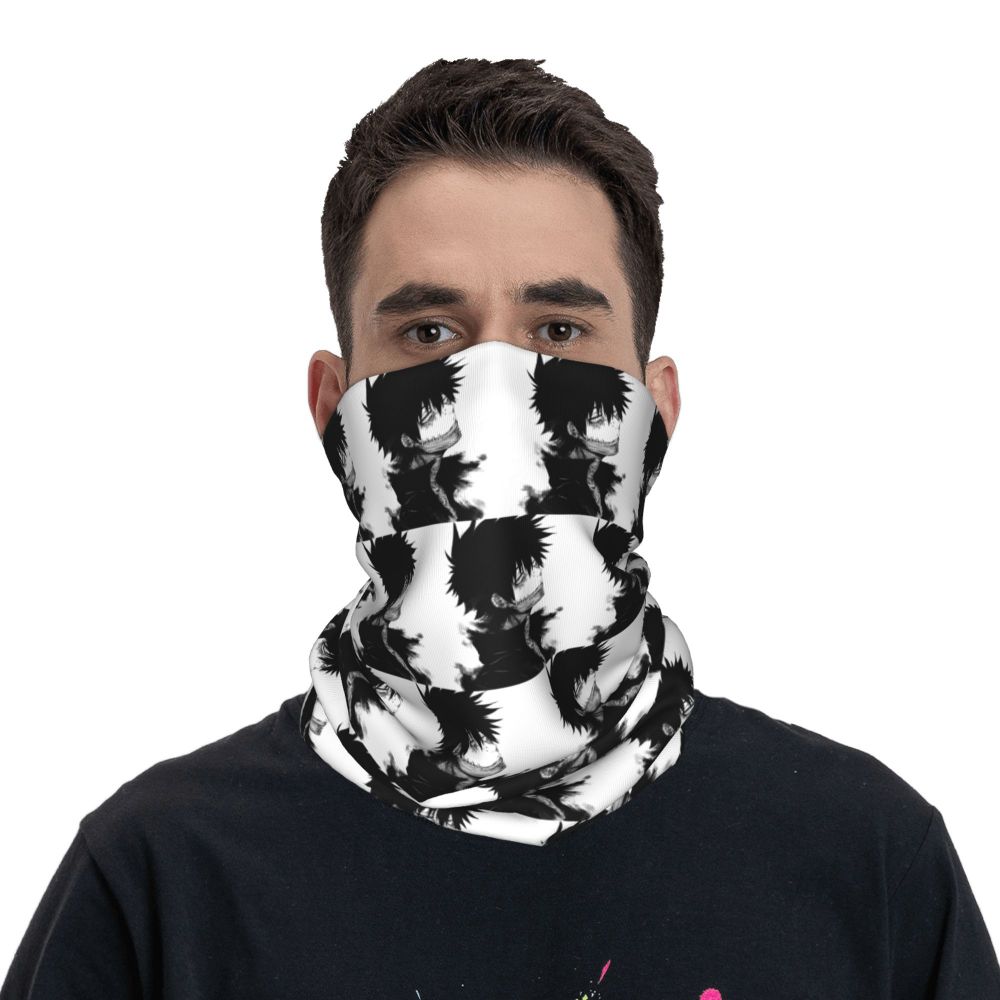 Bakugou Katsuki Logo X Bandana Winter Neck Warmer Windproof Wrap Face Scarf for Ski Boku No My Hero Academia Gaiter Headband