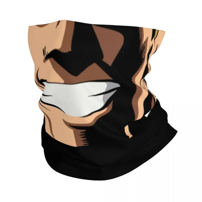 Bakugou Katsuki Logo X Bandana Winter Neck Warmer Windproof Wrap Face Scarf for Ski Boku No My Hero Academia Gaiter Headband
