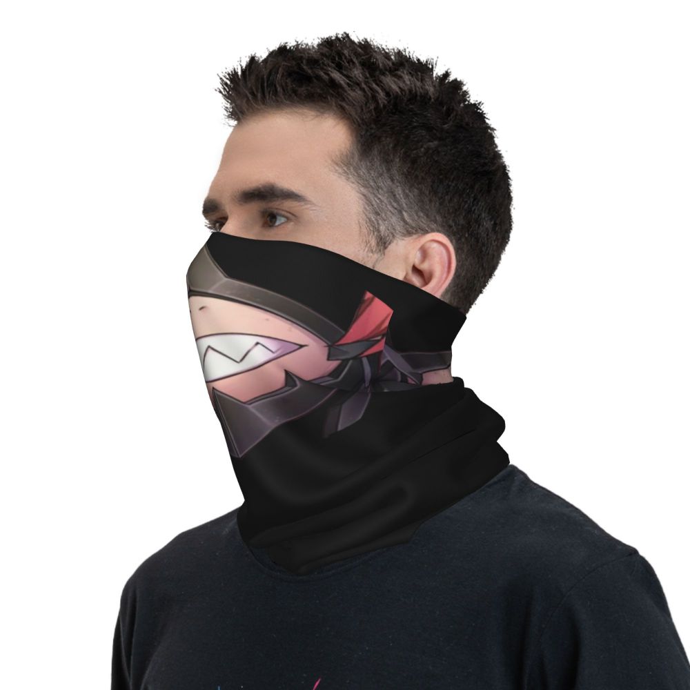 Bakugou Katsuki Logo X Bandana Winter Neck Warmer Windproof Wrap Face Scarf for Ski Boku No My Hero Academia Gaiter Headband