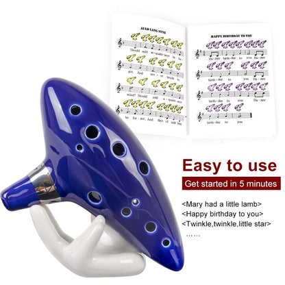 12-Hole Ceramic Ocarin