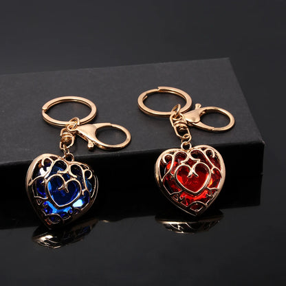 Crimson Heart Keychain