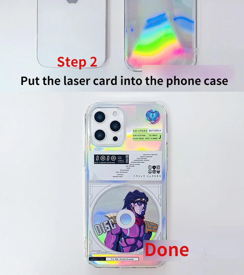 JJBA Holographic iPhone & Android Cases