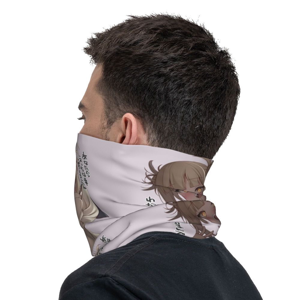 Bakugou Katsuki Logo X Bandana Winter Neck Warmer Windproof Wrap Face Scarf for Ski Boku No My Hero Academia Gaiter Headband