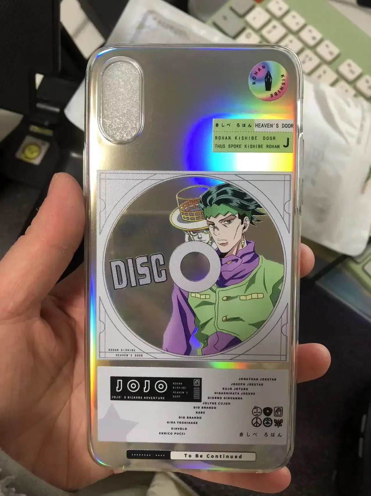 JJBA Holographic iPhone & Android Cases