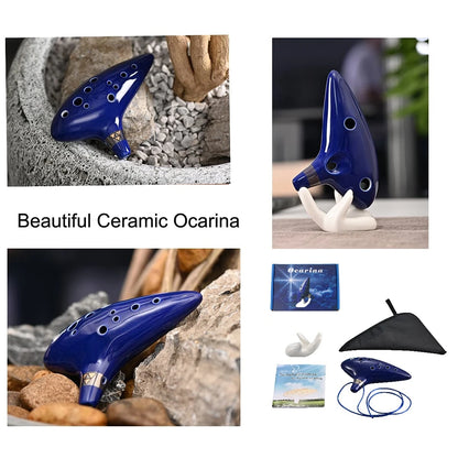 12-Hole Ceramic Ocarin