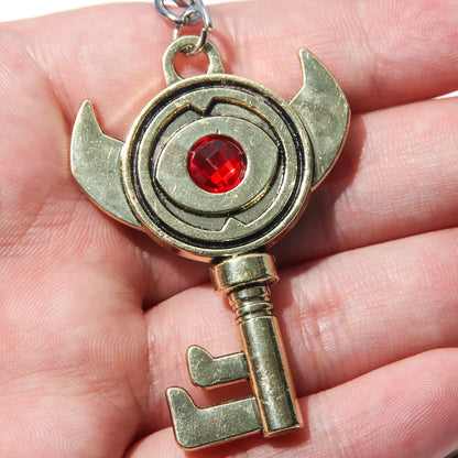 Crimson Eye Key Pendant