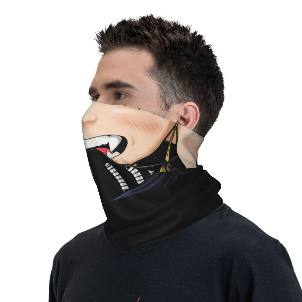 Bakugou Katsuki Logo X Bandana Winter Neck Warmer Windproof Wrap Face Scarf for Ski Boku No My Hero Academia Gaiter Headband