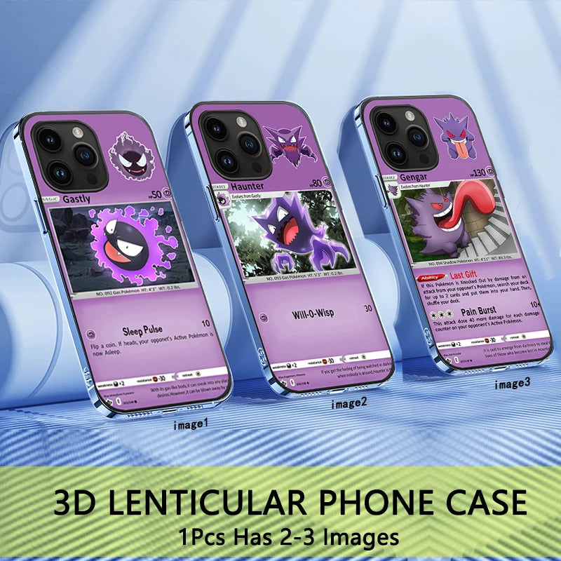 3D Phone Case Anime Pokemon