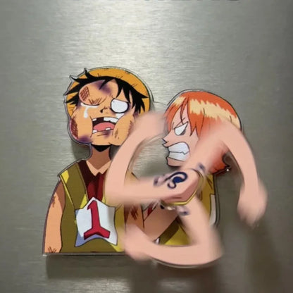 One Piece Rotating Magnets